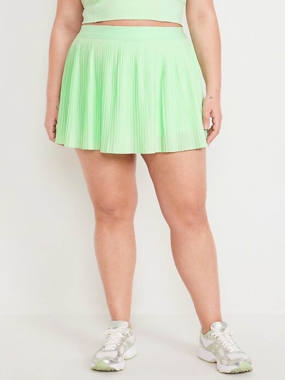 Old Navy Mint Green Pleated Skater Skirt